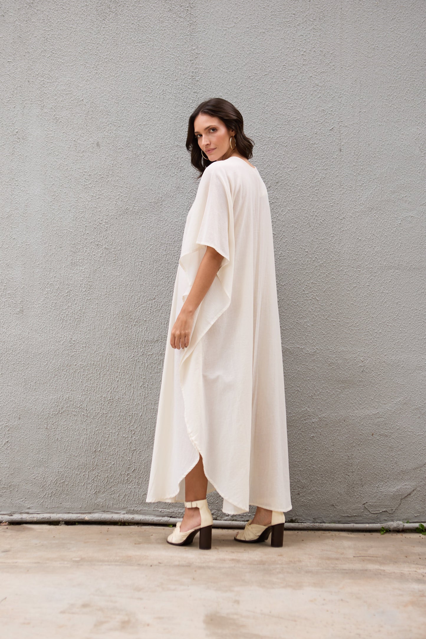 Caftan Saint Barth Crochê Longo