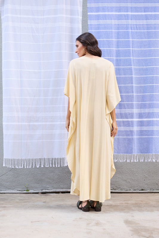 Caftan Saint Barth Crochê Longo