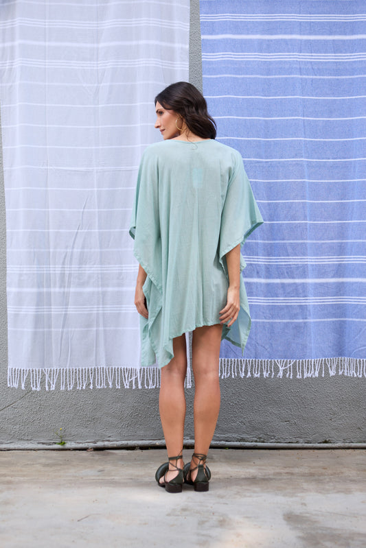 Caftan Saint Barth Crochê Curto